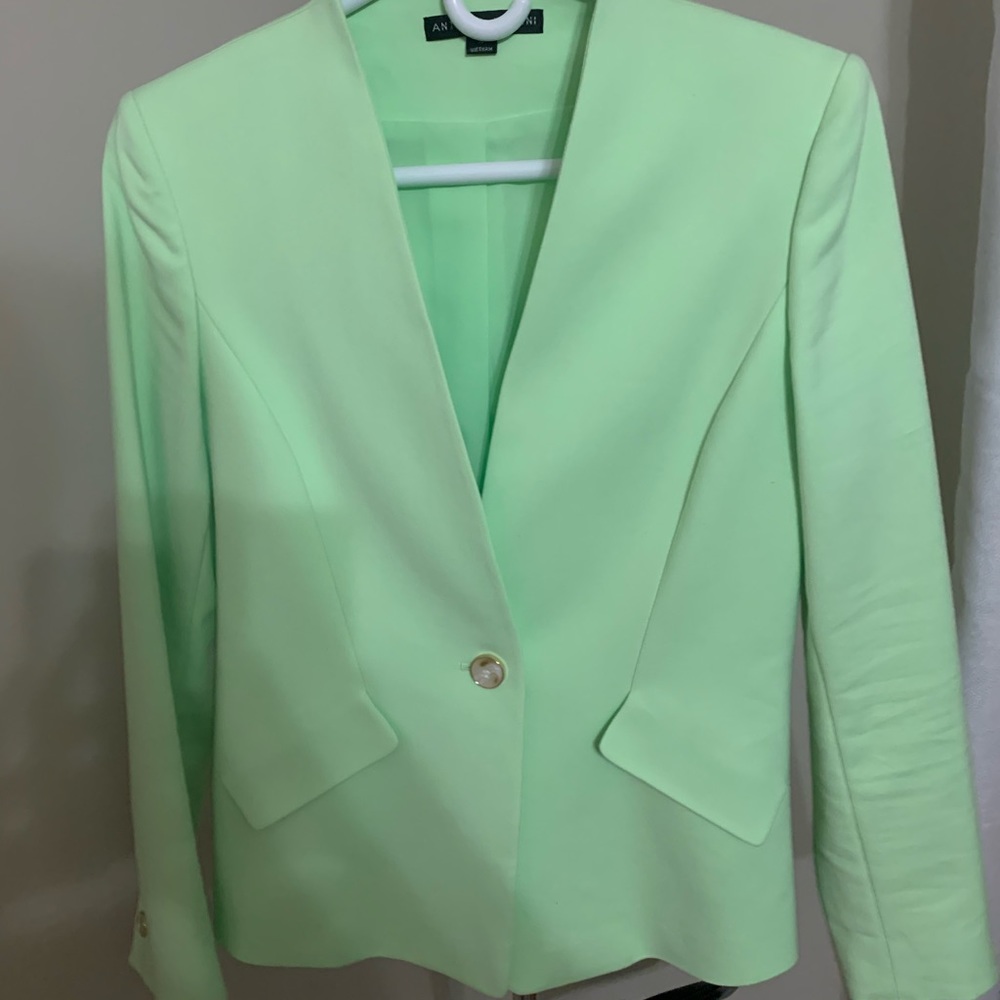 Bright green blazer